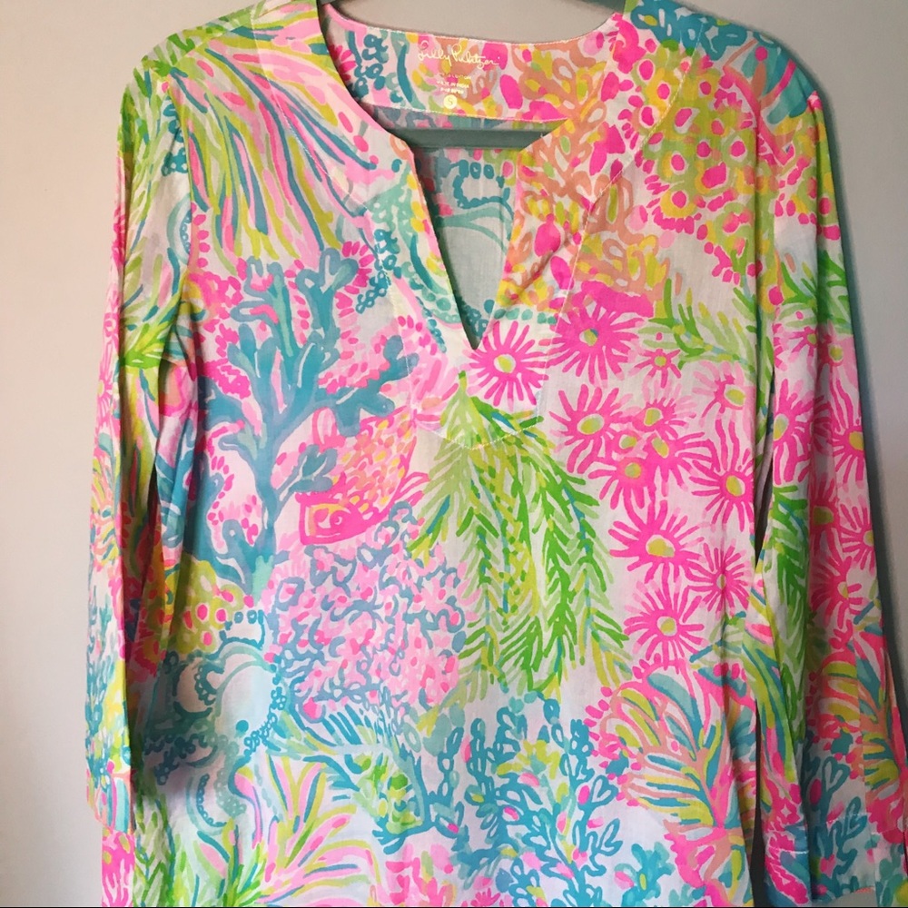 ‼️SOLD Lilly Pulitzer pullover cover up NWOT - Picture 1 of 3